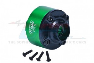 GPM XRT011 ALUMINIUM 7075 FRONT / CENTER / REAR DIFF CASE 7781X TRAXXAS 1/5 X-MAXX 6S 8S / XRT 8S - GREEN - XRT011-G