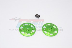 GPM YT115 ALUMINIUM SPUR GEAR ADAPTER 1/10 RC AXIAL YETI ROCK RACER - Green - YT115-G
