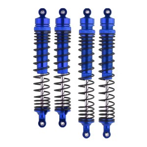 Aluminum Front & Rear Oil Damper Set AXI233025 AXI233023 1/10 AXIAL 4WD RBX10 RYFT ROCK BOUNCER AXI03005 - BLUE - RS-AXI233025/BU