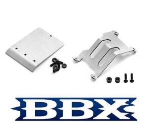 Stainless Steel Top Roof With Rear Bumper Set For 1/10 RC TAMIYA BBX BB-01 BUGGY - TZP-TRCHASSIS
