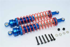 GPM YT125R ALUMINIUM REAR ADJUSTABLE SPRING  DAMPER (125MM) 1/10 RC AXIAL YETI ROCK RACER - YT125R-B-OR