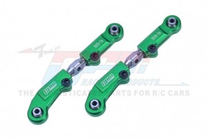 GPM MAM4057S ALUMINUM 7075 REAR UPPER ADJUSTABLE LINKS ARA330791 ARA330802 ARRMA 1/8 MOJAVE 4X4 4S BLX Desert Truck ARA4404 - GREEN - MAM4057S-G