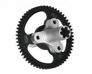 GPM MAF056TS ALUMINUM 7075 Steel M0.8 32P 56T Spur Gear Slipper ARA310948 1/10 ARRMA BIG ROCK GRANITE KRATON VORTEKS OUTCAST - SILVER - MAF056TS-S