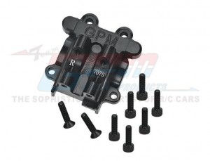 Aluminum 7075 Rear Diff Cover ARA320749 For ARRMA 1/18 GRANITE GROM MONSTER ARA2102 / 1/18 TYPHON GROM ARA2106 - MGG013-BK