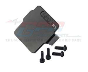 GPM MGG024 Aluminum Servo Mount / Radio Deck ESC For 1/18 RC ARRMA Granite Grom Monster ARA2102 / 1/18 TYPHON GROM ARA2106 - BLACK - MGG024-BK