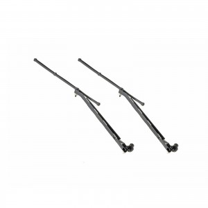 Metal Movable Window Wiper 2pcs For AXIAL RACING SCX-6 JEEP JLU Wrangler Crawler Truck AXI05000 - BLACK - SCX6-06/BK