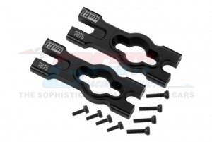 GPM LMTM201FR ALUMINUM 7075 BODY MOUNT CROSS BAR LOS211047 LOSI 1/18 Mini LMT 4X4 MONSTER LOS01026 - LMTM201FR-BK