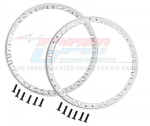 GPM Aluminum 7075 Front Reinforcement Rings Wheel For LOSI RC 1/4 Promoto MX Motocycle LOS06000 LOS06002 - MX0505F-SI