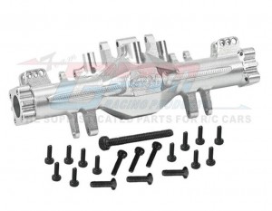 GPM LMTM012 7075 Aluminum Front / Rear Axle Housing LOS212035 For LOSI 1/18 Mini LMT MONSTER LOS01026 - SILVER - LMTM012-S