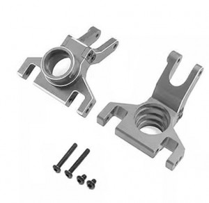 Aluminum Rear C-Hubs Carrier AR330522 For 1/8 ARRMA MOJAVE 4X4 4S BLX ARA4404 - GUN SILVER - RS-AR330522/GS