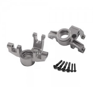 Aluminum Front Steering Block ARA330792 For 1/8 RC ARRMA MOJAVE 4X4 4S BLX ARA4404 - GUN SILVER - RS-ARA330792/GS