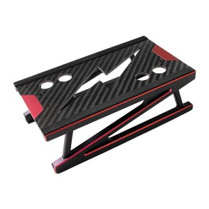 Aluminum Carbon Fiber Plate Setting Stand For 1/10 1/12 RC Onroad Offroad Touring Car - RED - ST-018/RE