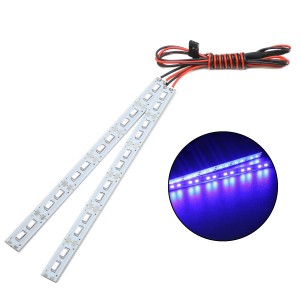 Chassis Skid Flash LED Light Set For 1/8 1/10 Drift Crawler Truck - LEDK01/BU