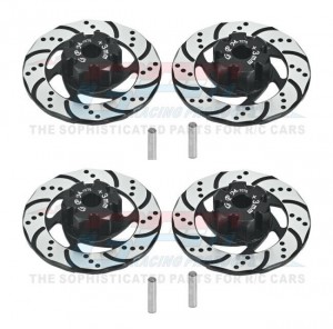 Aluminum 7075 Front & Rear +3mm HEX BRAKE DISK 8569 FOR TRAXXAS 1/7 UDR UNLIMITED TRUCK - UDR010DX+3N-BK2