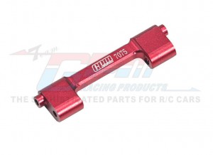GPM LMTM007 Aluminum 7075 Center Top Crossbar LOS211047 For LOSI 1/18 Mini LMT 4X4 Monster LOS01026 - RED - LMTM007-R