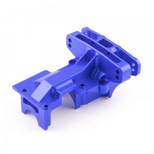 Aluminum Rear Upper Bulkhead Differential Gearbox Cover 7727 7727X For 1/5 TRAXXAS X-MAXX 6S 8S / 1/6 XRT 8S Monster 78086-4 - BLUE - TRX-7727X/BU
