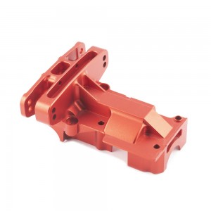 Aluminum Rear Upper Bulkhead Differential Gearbox Cover 7727 7727X For 1/5 TRAXXAS X-MAXX 6S 8S / 1/6 XRT 8S Monster 78086-4 - RED - TRX-7727X/RE