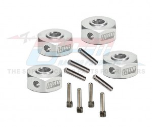 GPM LMTM010 Aluminum 7075 Hex Adapters 12mm LOS212050 For LOSI 1/18 Mini LMT Monster LOS01026 - LMTM010-S