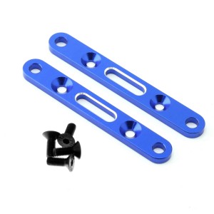 Aluminum Front And Rear Lower Suspension Arm Mount  ARA320589 ARA320590 For 1/8 ARRMA MOJAVE 4S 4X4 BLX Truck ARA4404 - BLUE - RS-ARA320589/BU