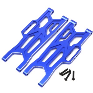 Aluminum Front Suspension Arms ARA330711 For ARRMA 1/10 KRATON / OUTCAST 4X4 4S V2 BLX TRUCK - BLUE - RS-ARA330711/BU