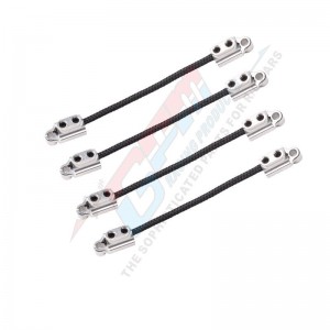 GPM Aluminum Front & Rear Suspension Travel Limit Straps LOS243013 For LOSI 1/18 Mini LMT Monster LOS01026 - LMTMSP-S