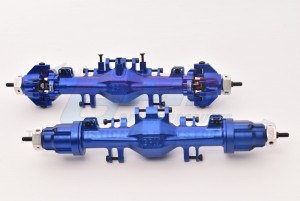 GPM Aluminum 7075 Front & Rear Axle Housing Kit For RC LOSI 1/18 Mini LMT Monster - LMTM1213-B