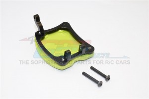 GPM YT168R ALUMINIUM PLASTIC REAR AXLE PROTECTOR MOUNT FOR AXLE HOUSING 1/10 RC AXIAL YETI ROCK RACER - Black - YT168R-BK