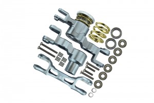 GPM TXM048N ALUMINIUM STEERING ASSEMBLY  FOR 6S TRAXXAS XMAXX 6S - Gun silver - TXM048N-GS