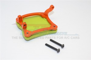 GPM YT168R ALUMINIUM PLASTIC REAR AXLE PROTECTOR MOUNT FOR AXLE HOUSING 1/10 RC AXIAL YETI ROCK RACER - YT168R-OR