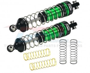 GPM LMTM065F/R Aluminum Front / Rear Shock Set LOS213010 For LOSI RC 1/18 Mini LMT Monster LOS01026T1 - GREEN - LMTM065F/R-G