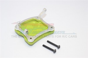 GPM YT168R ALUMINIUM PLASTIC REAR AXLE PROTECTOR MOUNT FOR AXLE HOUSING 1/10 RC AXIAL YETI ROCK RACER - Silver - YT168R-S