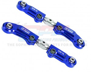 GPM Aluminum 7075 Stainless Steel Front Camber Links TKR5188B TKR9523 1/10 TEKNO MT410 2.0 4X4 Pro Monster TkR9501 - MT2054S-B