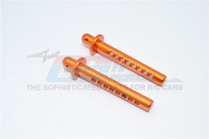 GPM YT201F ALUMINIUM FRONT BODY POST AXIAL 1/10 YETI ROCK RACER - Orange - YT201F-OR