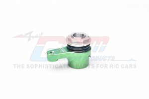 GPM Aluminum 7075 Servo Saver Set - 21T LOS211043  For LOSI 1/18 Mini LMT Monster LOS01026 - GREEN - LMTM021TSH-G
