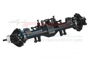 GPM LMTM012KIT ALUMINUM 7075 QUICK RELEASE FRONT AXLE HOUSING KIT For LOSI 1/18 Mini LMT Monster LOS01026 - LMTM012KIT-BK