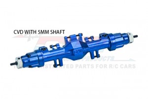 GPM LMTM013KIT ALUMINUM 7075 QUICK RELEASE REAR AXLE HOUSING KIT LOS212035 For LOSI 1/18 Mini LMT Monster LOS01026 - BLUE - LMTM013KIT-B