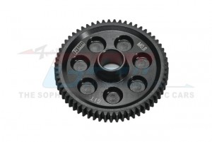GPM MGO061TS CARBON STEEL SPUR GEAR - 61T M0.8 32P ARA311100 ARRMA 1/10 GORGON 4X2 MEGA 550 ARA3230S - MGO061TS-BK
