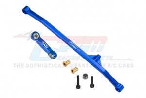 GPM LMTM612 ALUMINUM 7075 STEERING TIE ROD & DRAG LINK LOS211051 FOR LOSI 1/18 Mini LMT 4X4 Brushed Monster Truck LOS01026 - BLUE - LMTM612-B