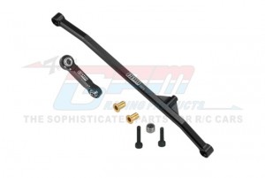 GPM LMTM612 ALUMINUM 7075 STEERING TIE ROD & DRAG LINK LOS211051 FOR LOSI 1/18 Mini LMT 4X4 Brushed Monster Truck LOS01026 - BLACK - LMTM612-BK