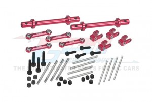 GPM LMTM312FR ALUMINUM 7075 FRONT & REAR SWAY BAR SET LOS214042 FOR LOSI 1/18 Mini LMT 4X4 Brushed Monster LOS01026 - LMTM312FR-R