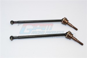 GPM YT295S STEEL#45 REAR CVD UNIVERSAL SWING  SHAFT WITH SPRING STEEL CUP JOINT AXIAL YETI ROCK RACER - YT295S-BK