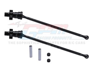 GPM Steel Front / Rear Driveshaft & 7075 Alloy Hex 7768 7896 For TRAXXAS 1/6 XRT 8S 1/5 X-MAXX WideMaxx 8S MONSTER - XRT190-BK