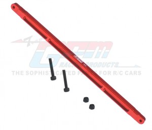 GPM MT2025 7075 Alloy Center Brace Bar TKR9586 For 1/10 TEKNO MT410 2.0 4X4 Pro Monster TKR9501 - RED - MT2025/R
