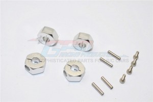 ALLOY HEX ADAPTER (12MMX7MM) -4PCS AXIAL SCX10 - AX010/12X7MM-S