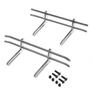 Metal Front And Rear Bumper Set For 1/10 TRAXXAS TRX-4 / AXIAL RACING SCX-10 CRAWLER TRUCK - TRX4-09FR/SI