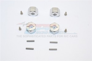 ALLOY HEX ADAPTER (12MMX9MM) -4PCS AXIAL SCX10 - AX010/12X9MM-S