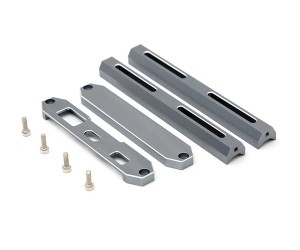 Aluminum Bottom Battery Protection Frame For FLYSKY Noble NB4 PRO Edition Transmitter - RS-NB4R/TI