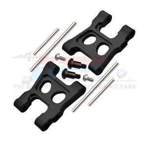 GPM LTX055 ALUMINIUM FRONT/REAR LOWER ARM FOR 1/18 TRAXXAS LATRAX RALLY - LTX055-BK