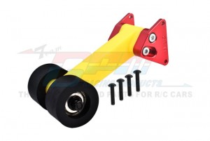 GPM MGO040R REAR WING MOUNT WITH WHEELIE SET For ARRMA 1/10 GORGON 4X2 MEGA 550 BRUSHED MONSTER ARA3230ST1/T2 - RED - MGO040R-R