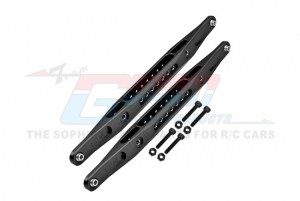 GPM SB2014LN 7075 ALLOY REAR LOWER TRAILING ARMS  LOS254067 FOR TEAM LOSI 1/6 4WD SUPER BAJA REY 2.0 LOS05021 - BLACK - SB2014LN-BK